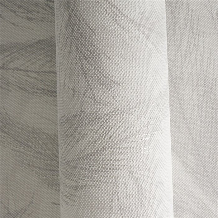 Papeldecor|Nordic large leaf living room wallpaper grey|Living Room