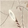 Papeldecor|Scandinavian minimalist floral wallpaper beige|Scandinavian