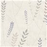 Papeldecor|Scandinavian minimalist floral wallpaper cream white|Scandinavian