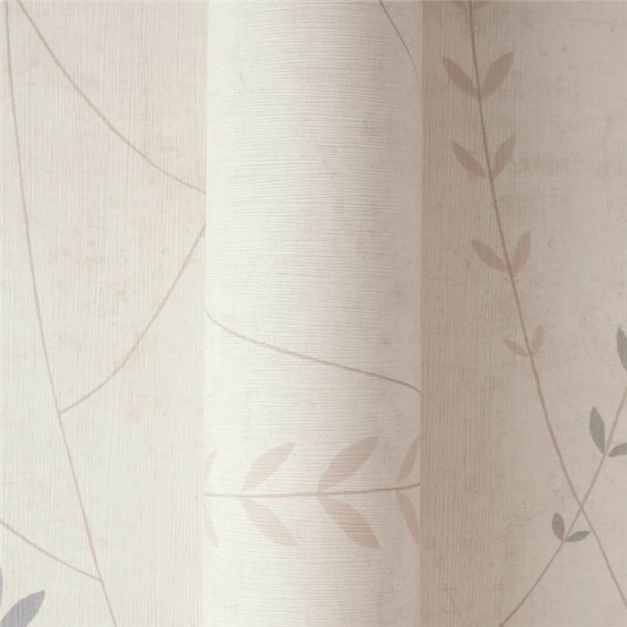 Papeldecor|Scandinavian minimalist floral wallpaper cream white|Commercial Premises