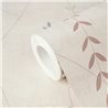 Papeldecor|Scandinavian minimalist floral wallpaper cream white|Commercial Premises