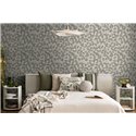 Papeldecor|Papier peint motif feuilles nordique vert|Chambres