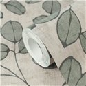 Papeldecor|Papier peint motif feuilles nordique vert|Chambres