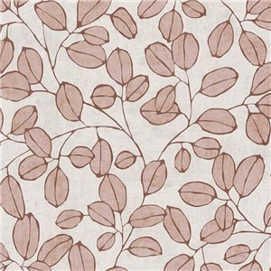 Papeldecor|Skandinavische Blättertapete grau|Schlafzimmer