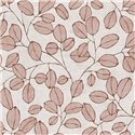 Papeldecor|Scandinavian leaf pattern wallpaper pink|Scandinavian