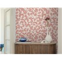 Papeldecor|Papier peint motif feuilles scandinave rose|Scandinave