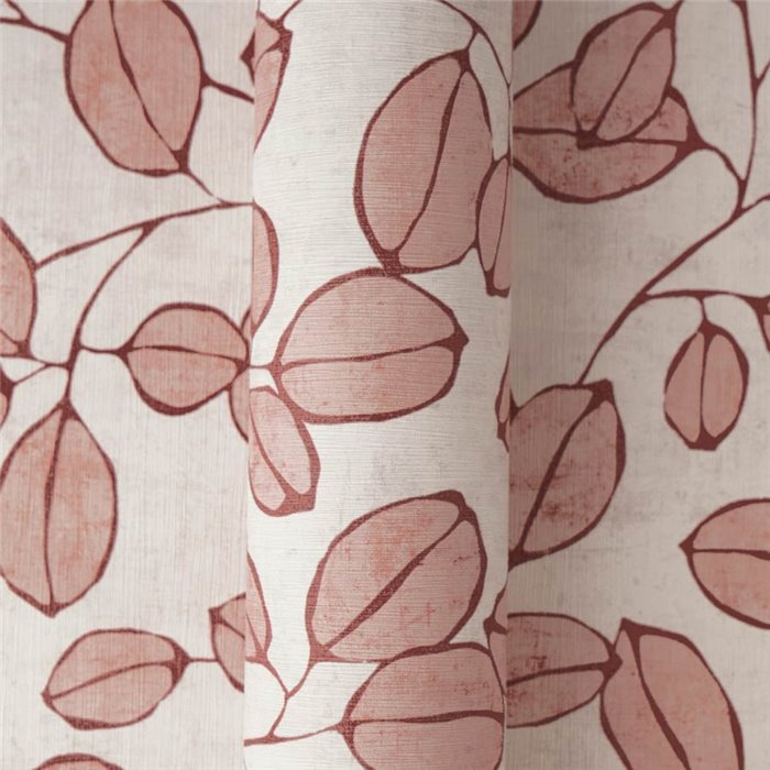 Papeldecor|Skandinavische Blättertapete rosa|Skandinavisch