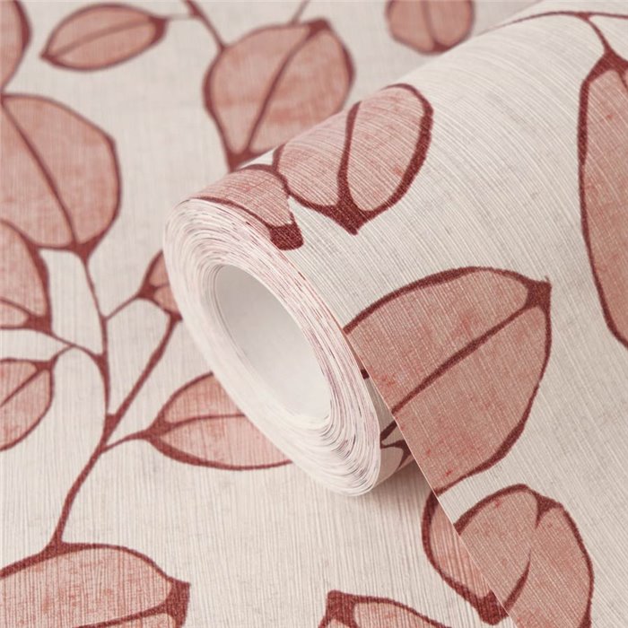 Papeldecor|Skandinavische Blättertapete rosa|Skandinavisch