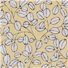 Papeldecor|Papier peint motif feuilles nordique jaune|Salón
