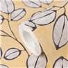 Papeldecor|Nordische Blättertapete gelb|Wohnen