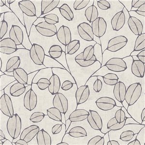 Papeldecor|Scandinavian leaf pattern wallpaper pink|Scandinavian