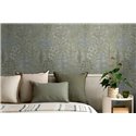 Papeldecor|Scandinavian modern floral wallpaper green|Bedrooms