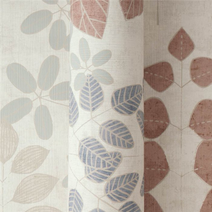 Papeldecor|Modern Nordic floral wallpaper white|Bedrooms