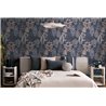 Papeldecor|Modern eclectic floral wallpaper blue|Scandinavian
