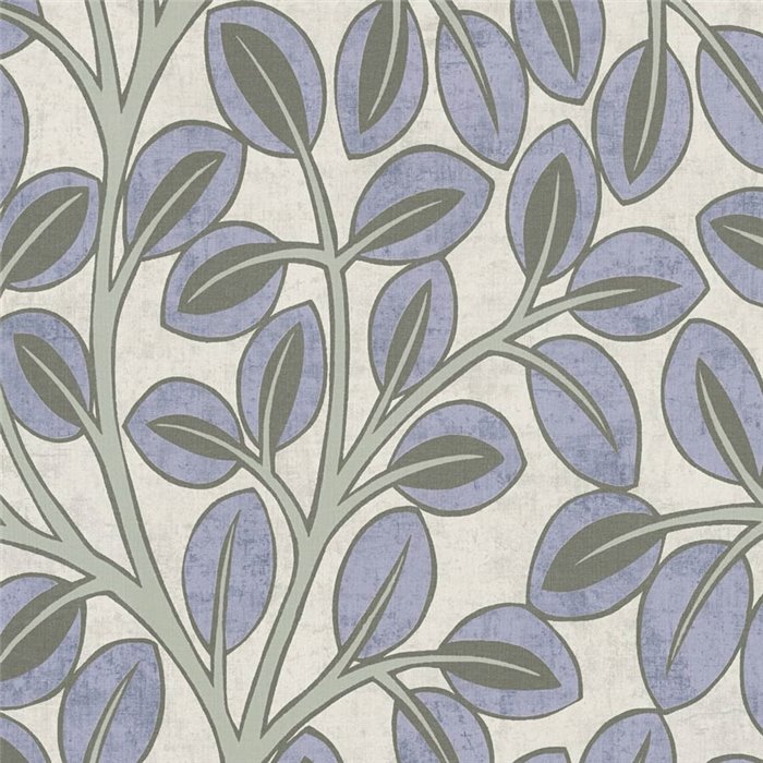 Papeldecor|Vintage floral wallpaper blue|Scandinavian