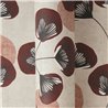 Papeldecor|Orientalische japanische Blumentapete rot und braun|Skandinavisch