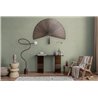Papeldecor|Plain stucco wallpaper greyish green|Stucco Imitation