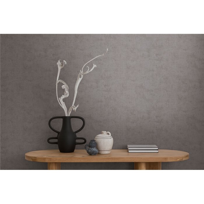 Papeldecor|Papier peint stuc gris foncé|Salón