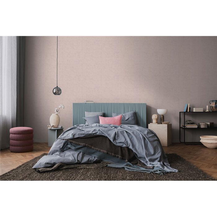 Papeldecor|Plain stucco wallpaper mauve tones|Bedrooms
