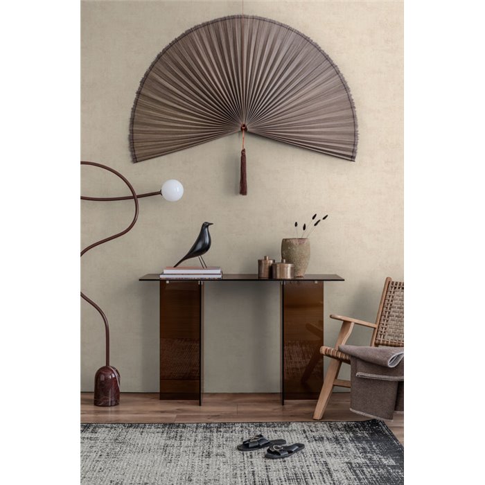 Papeldecor|Tapete in Stuckoptik beige|Eingangsbereich