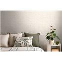 Papeldecor|Textured stucco wallpaper white|Bedrooms