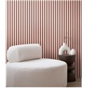 Papeldecor|Papel pintado moderno panel acústico rosa|Salón