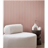 Papeldecor|Modern acoustic panel wallpaper pink|Living Room