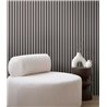 Papeldecor|Papier peint moderne panneau acoustique gris|Salón