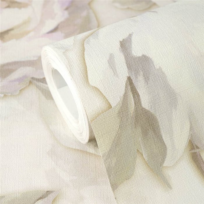 Papeldecor|Romantische Tapete mit großen Blumen|Schlafzimmer