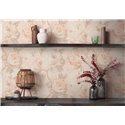 Papeldecor|Romantic large floral wallpaper pink tones|Commercial Premises