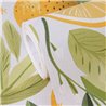 Papeldecor|Papel pintado floral con limones gris y amarillo|Cocina