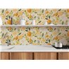 Papel pintado limones blanco y amarillo - Papeldecor Versatile 2028791692