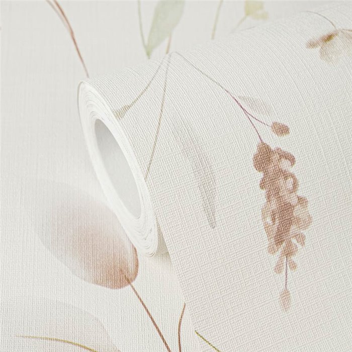 Papeldecor|Papier peint fleurs sauvages tons pastel|Cuisine