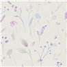 Papeldecor|Romantic watercolour floral wallpaper lilac tones|Bedrooms