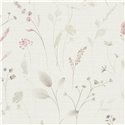 Papeldecor|Romantic meadow flower wallpaper pastel tones|Bedrooms