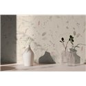 Papeldecor|Papier peint romantique fleurs des champs tons pastel|Chambres