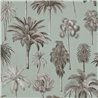 Papeldecor|Colonial palm wallpaper sage green|Living Room