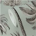 Papeldecor|Koloniale Palmentapete salbeigrün|Wohnen