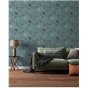 Papeldecor|Papier peint palmiers bleu turquoise|Locaux commerciaux