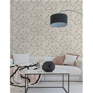 Papeldecor|Papel pintado moderno rostros figurativos|Salón 2