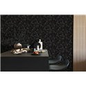 Papeldecor|Modern figurative wallpaper black and silver|Living Room