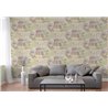 Papeldecor|Oriental landscape wallpaper pastel tones|Living Room