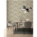Papeldecor|Oriental landscape wallpaper pastel tones|Living Room