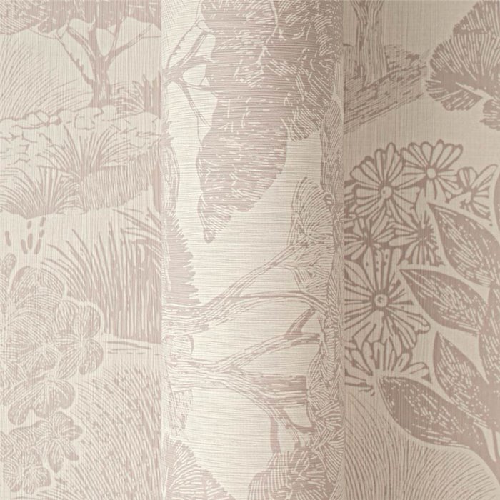 Papeldecor|Waldlandschaft Tapete in Grautönen|Gastronomie & Hotellerie