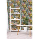 Papeldecor|Tropical plant wallpaper blue multicolour|Commercial Premises