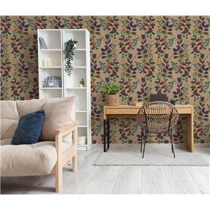 Papeldecor|Papel pintado plantas trepadoras verde|Floral 2