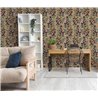 Papeldecor|Climbing plant wallpaper brown|Floral