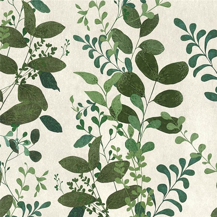 Papeldecor|Rankpflanzen Tapete grün|Blumen