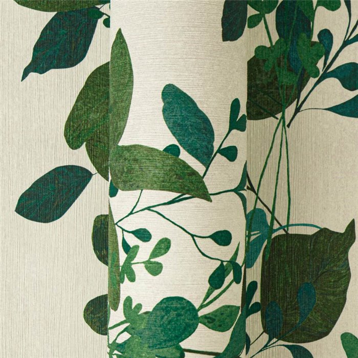 Papeldecor|Rankpflanzen Tapete grün|Blumen