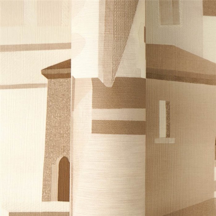 Papeldecor|Papel pintado mediterráneo mosaico arquitectónico|Hosteleria